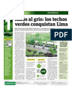Adiós al gris, los techos verdes conquistan Lima