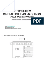 CINEMÁTICA DAS MÁQUINAS 1