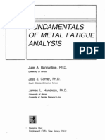 Bannantin - Fundamentals of Metal Fatigue