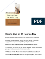 How To Live On 24 Hours A Da