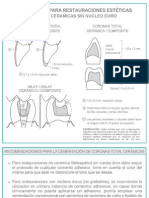 Protocolo Tallado Restauraciones Esteticas