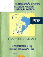 NEMANucleodeEducacaoeMonitoramentoAmbiental 2005 IIJornadadeConservaoePesquisadeTart