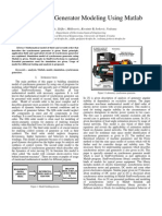 Synchronous Generator Modeling Using Matlab