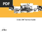 A-Dec 200 Detal Chair - Service Guide