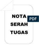 Nota Serah Tugas