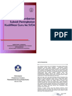 Download Pedoman Pemberian Subsidi Peningkatan Kualifikasi Guru Ke s1 d4 by Eddy Soejanto Masedlolur SN14065984 doc pdf