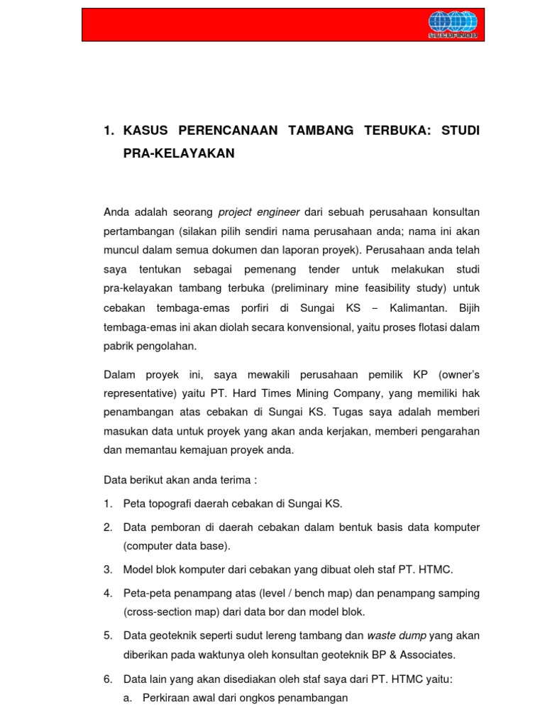 Perencanaan Tambang 3