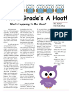 Third Grade's A Hoot!: What's Happening in Our Class?