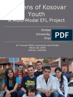 The Lens of Kosovar Youth: A Multi-Modal EFL Project