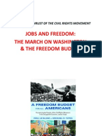 Jobs and Freedom: The March On Washington and The Freedom Budget