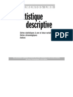 Statistique Descriptive Serie Statistique a Une Et Deux Variables