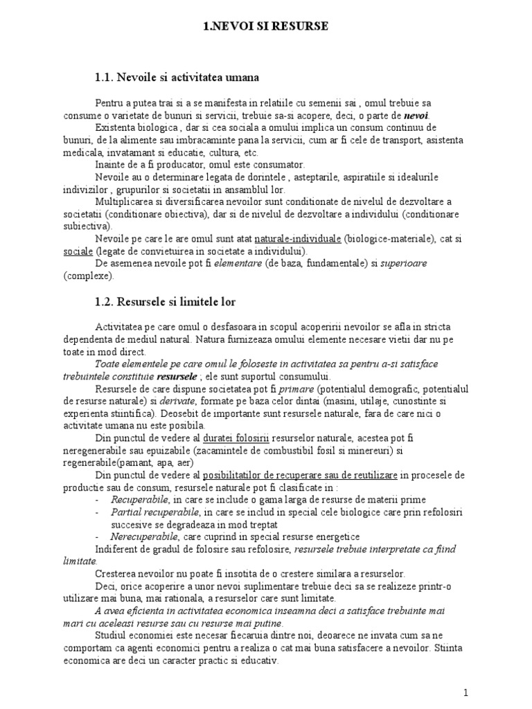 Nevoi | PDF