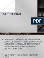 La Tipicidad y Delitos Dolosos de Comision