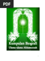 Kumpulan Biografi Ulama-Ulama Ahlussunnah