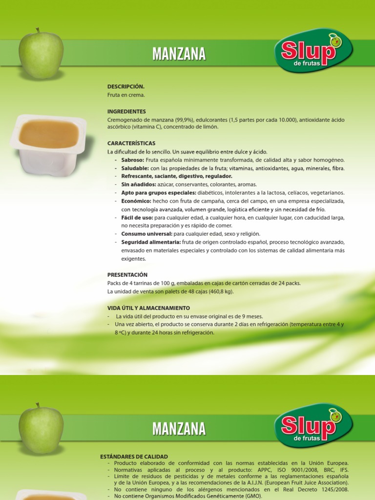 Manzana | PDF | Cocina, comidas y vino | Salud y bienestar