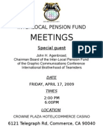 Meetings: Interlocal Pension Fund