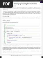 Download Winsock Tutorial Socket Programming in C on Windows Binary Tides by cute_guddy SN140696965 doc pdf