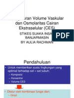 Pengaturan Volume Dan Osmolaritas