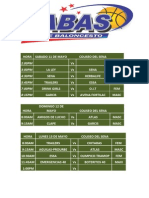 2°torneo Veteranos Cabas Mayo 11,12 y 13