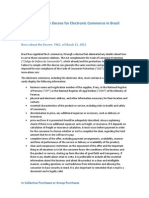 A Summary of the Decree for Electronic Commerce in Brazil