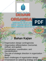 Desain Organisasi dan Dimensinya