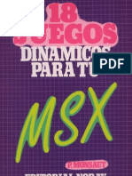 18 Juegos Dinamicos Para Tu MSX