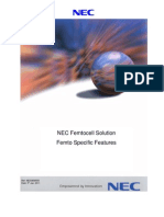 '11!01!05 NEC Femtocell Solution - Femto Specific Features