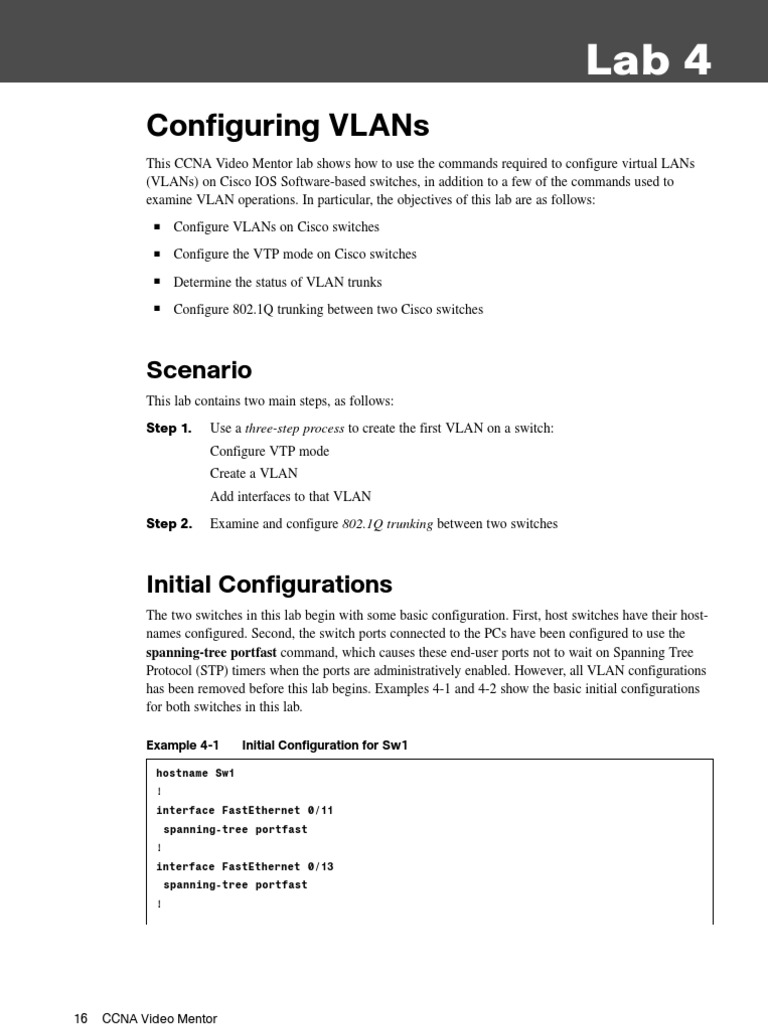 CVM Lab 04 | PDF | Network Switch | Networks
