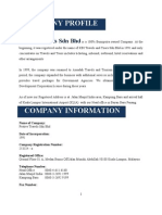 Company Profile For Festive Travels SDN BHD