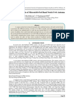 Design and Analysis of Microstrib-Fed Band Notch Uwb Antenna