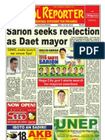 Sarion Seeks Reelection As Daet Mayor: Regional Exponent For Progress