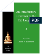 Bomhard - An Introductory Grammar of The Pali Language