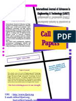 Call For Papers July 2013 IJAET