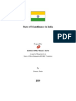 State of Microfinance in India: Prepared For
