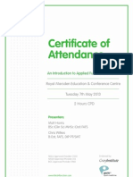 Applied Functional Science Certificate