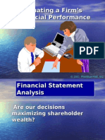 Evaluating A Firm's Financial Performance (Ratio Analysis)