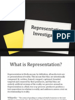 Representation - Theoretical Research