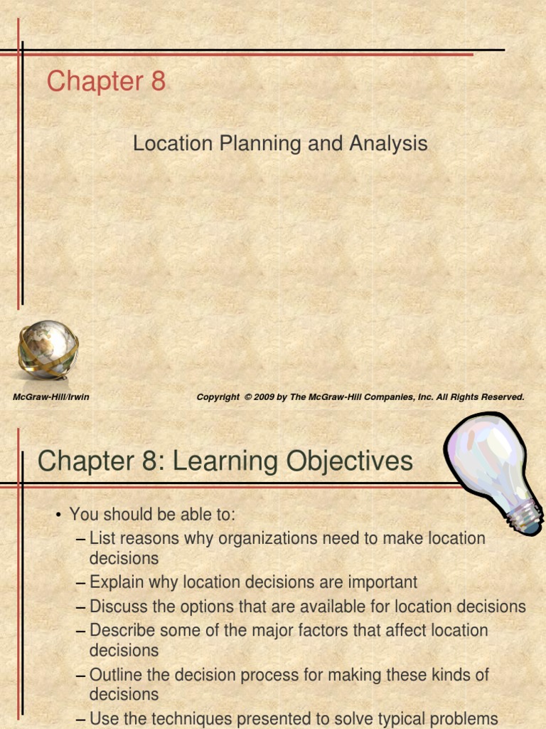 Location Planning and Analysis | PDF