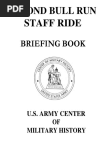 Second Bull Run Staff Ride Briefing Book