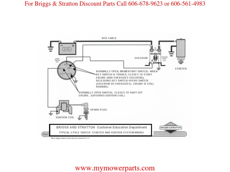 Ignition Wiring Basic Wiring Diagram Briggs Stratton Ignition System Switch