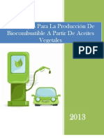 Tecnologias para Elaboracion de Biocombustibles