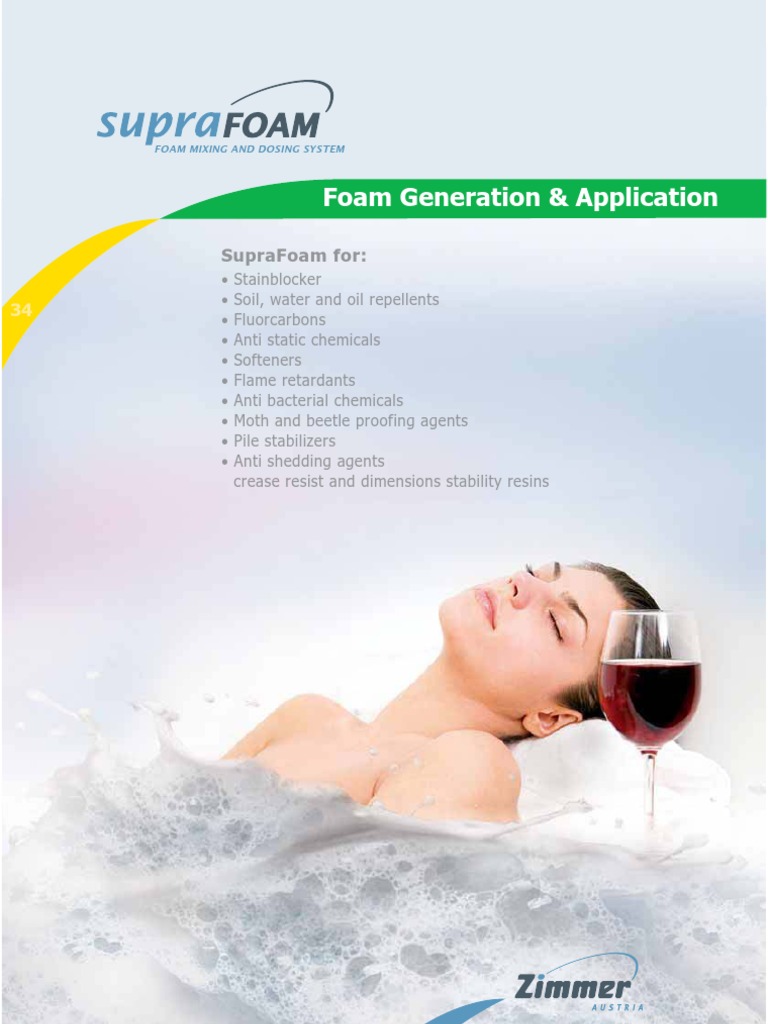 Foam Generation & Application: Suprafoam For | PDF | Foam | Pump