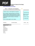 2012 Budget and Expense Tracker