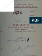 Regulamentul Trupelor de Pompieri - 1976