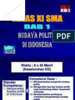 Bab I Budaya Politik Di Indonesia