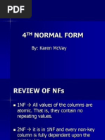 4 Normal Form: By: Karen Mcvay