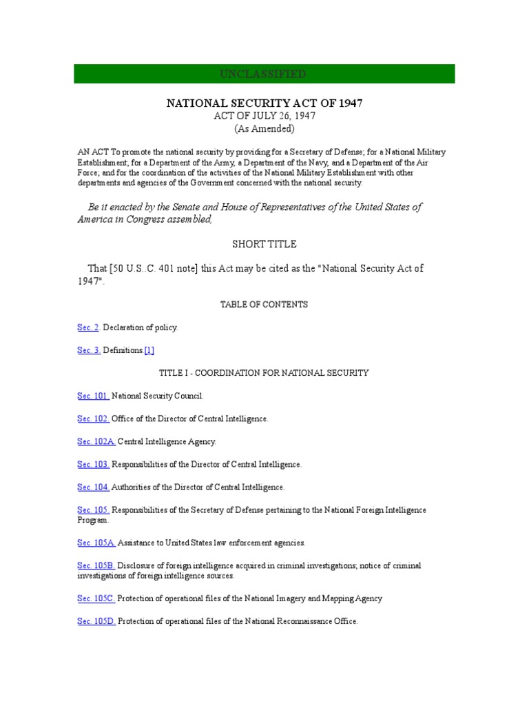 Nsa - 47 | PDF | United States Department Of Defense | United States ...