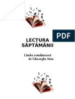 LECTURA   SÃPTÃMÂNII -8