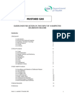 Chemical Mustard Gas