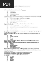 Practice Questions: Chapters 1 and 2 of Bodie, Kane, Marcus Investments Part I: Multiple Choice